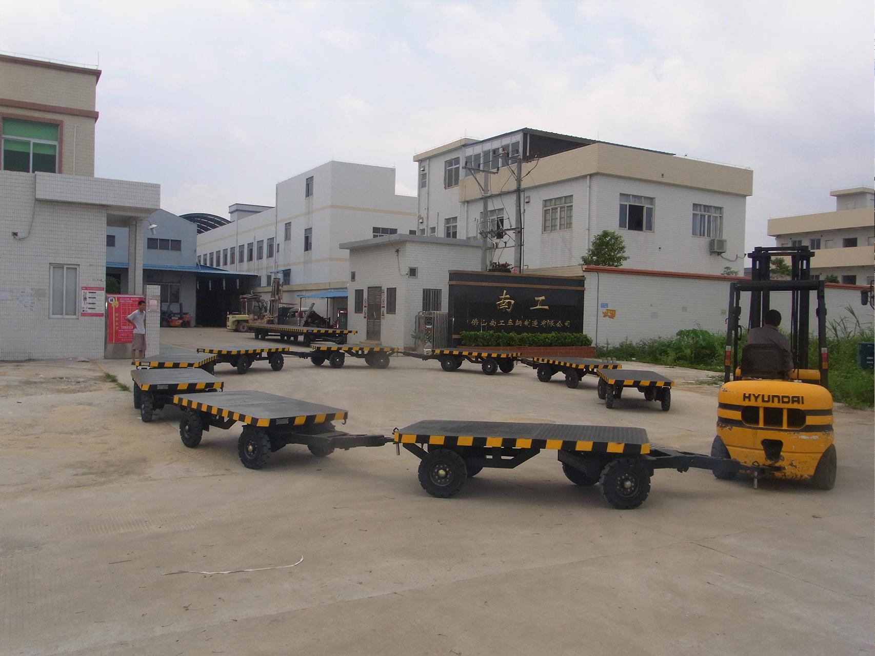 Customized case of flatbed trailer group
